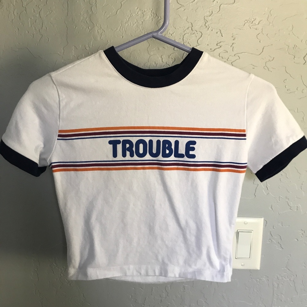 FOREVER 21 “Trouble” Crop Top